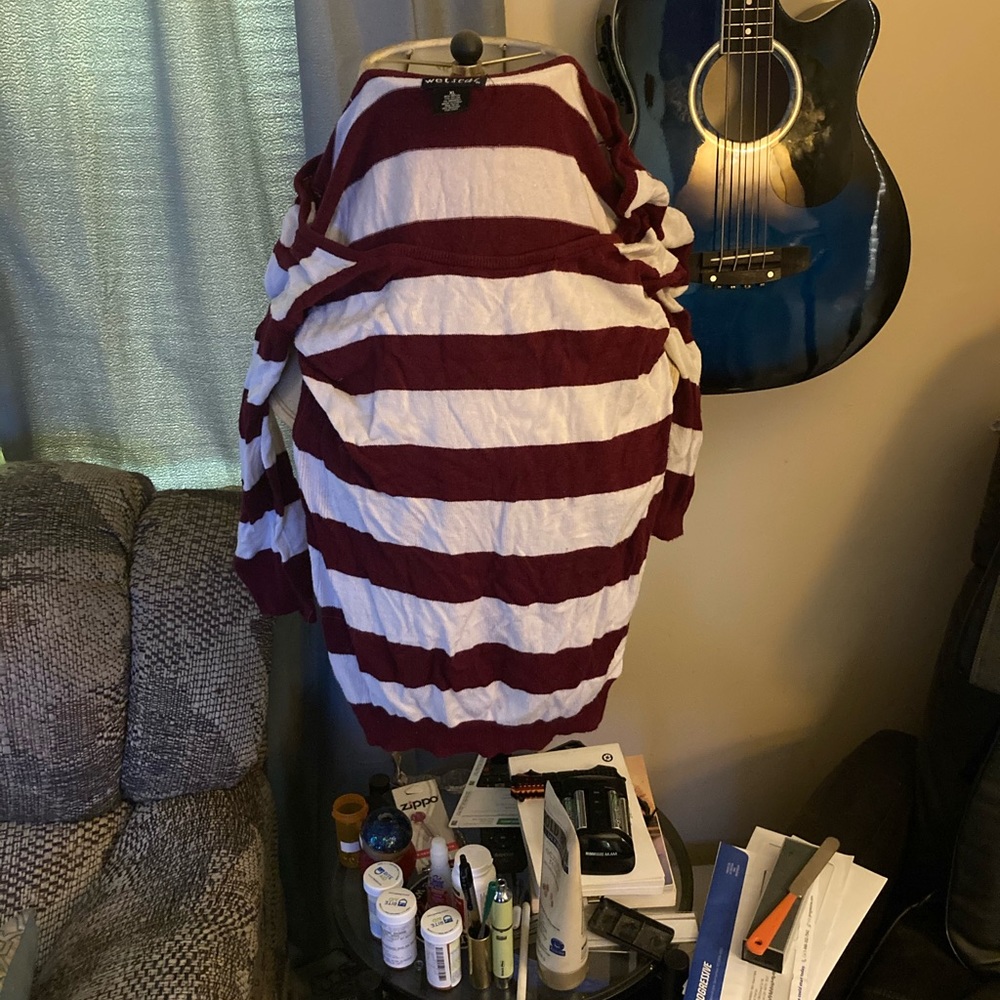 Sweater blouse half sleeve